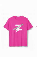 Pink t-shirt with large logo