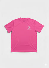 Pink t-shirt with logo