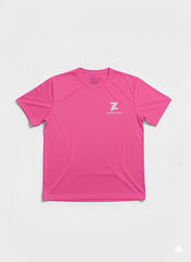 Pink t-shirt with logo